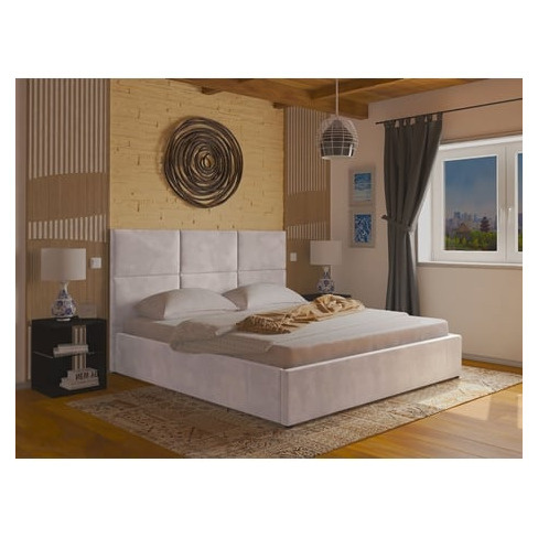 Cama de Casal CSD Elegance Estrado Elevatório (200 x 160 cm - Bege)