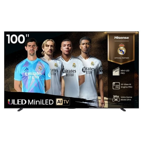 TV HISENSE 100U7Q PRO (Mini LED 165Hz - 100'' - 253 cm - 4k Ultra HD - Smart T