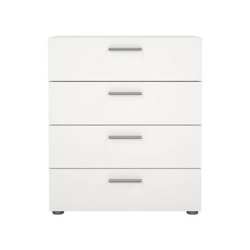 Comoda TVILUM Porto 4 Gavetas  (70 x 40.25  x 82 cm - Branco)
