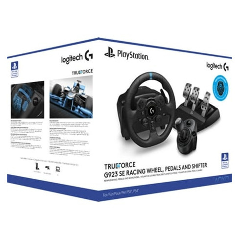 Bundle Wheel LOGITECH G923 SE (Compatível com PS4/PS5/PC - Preto)