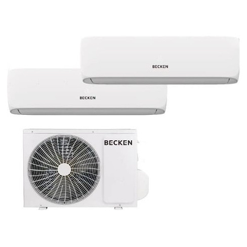 Ar Condicionado Split BECKEN BAC9603 Multi (18+21 m² - 9000+12000 BTUs - Branco