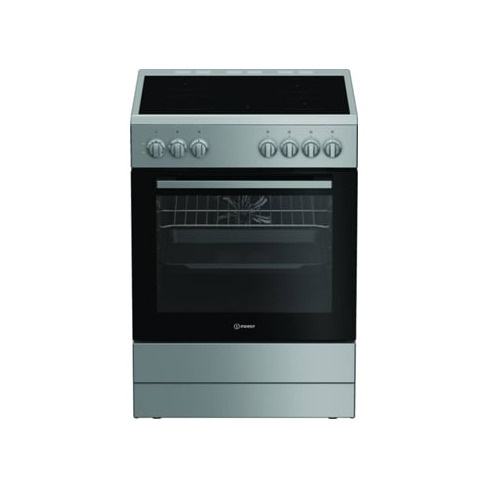 Fogão INDESIT I6V5PMS (66 L - Vitrocerâmica - Inox)