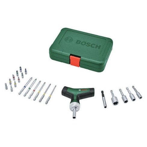 Chaves de Fenda BOSCH de Catraca Bits Bosc(22 peças)