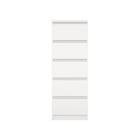 Camiseiro TVILUM Neo 5 Gavetas  (40.4 x 50  x 111.3 cm - Branco)