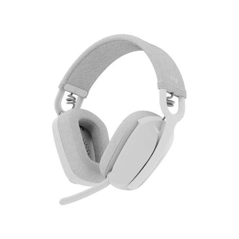 Auscultadores LOGITECH Zone Vibe 100 (Over Ear - Microfone - Branco)