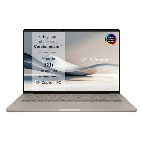 Portátil ASUS Zenbook A14 UX3407QA (14'' - Snapdragon X X1 - RAM: 32 GB - 512