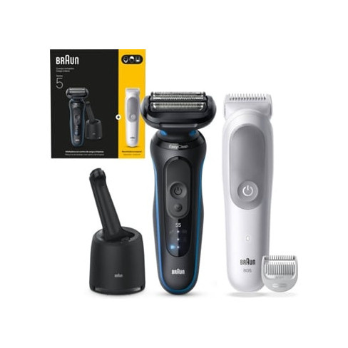 Pack Máquina de Barbear BRAUN Serie 5 52-B7000CC + Aparador Corporal Serie 5 BG