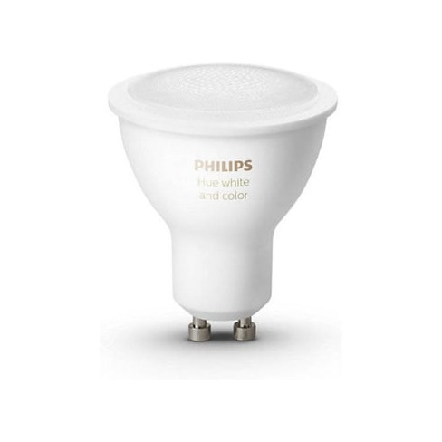Kit 2 Lâmpadas Inteligentes PHILIPS HUE  (GU10 - Branco e cor)