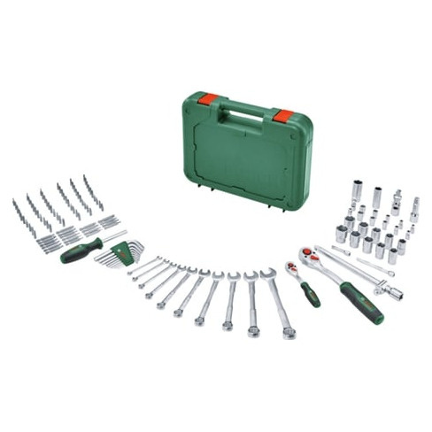 Conjunto de Ferramentas Manuais BOSCH Avançadas (132 Peças)