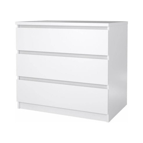Cómoda Neo 3 Gavetas (Branco - 77 x 50 x 70,1 cm)