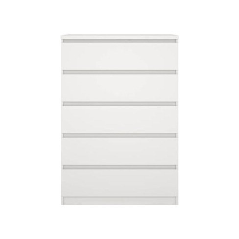 Comoda TVILUM Neo 5 Gavetas (77 x 50 x 111.3 cm - Branco)
