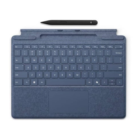 Teclado MICROSOFT Surface Pro Safira Slim Pen (Azul)