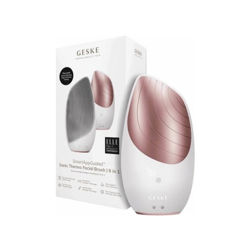 Escova de Limpeza Facial Thermo Sonic GESKE 6 em 1 Starlight