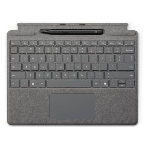 Teclado MICROSOFT Surface Pro Copilot com Slim Pen (Platina)