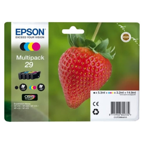 Pack Tinteiros EPSON 29 Cores (C13T29864022)