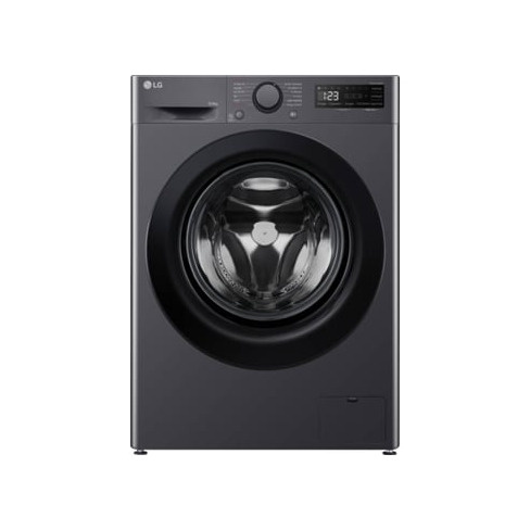 Máquina de Lavar e Secar Roupa LG F4DR509S6M (6/9 kg - 1400 rpm - Preto)