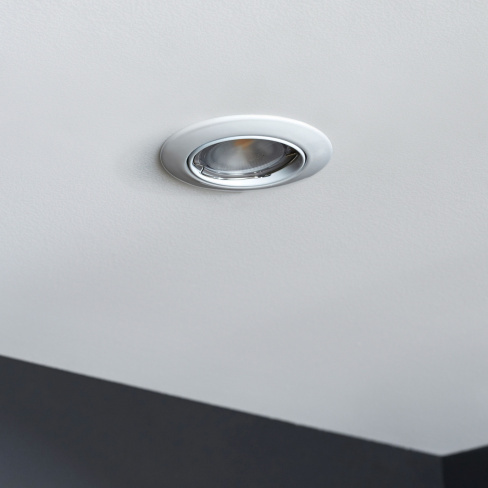 Foco de encastrar sem lâmpada Clane Inspire GU10 1 luz 8,2cm branco