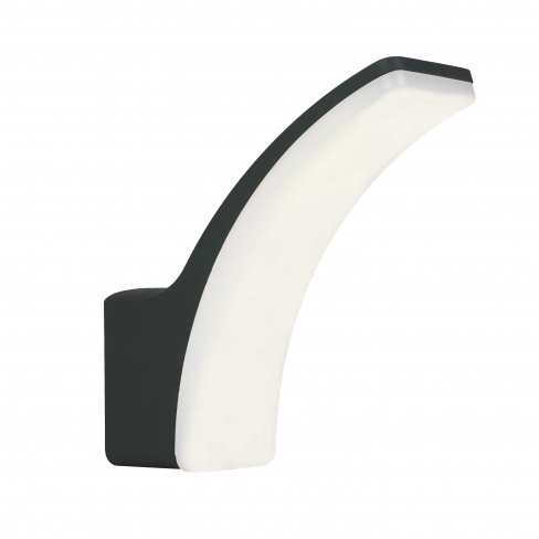 Candeeiro de parede exterior led Lakko IP44 1500lm alumínio cinzento Inspire