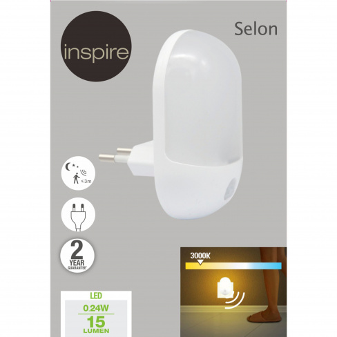 Lâmpada led INSPIRE noturna selon 15lm branco