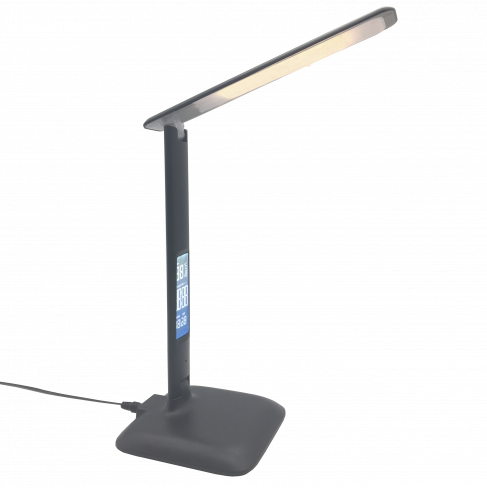 Candeeiro de secretária led touch ala usb preto33,5x26 cm Alex
