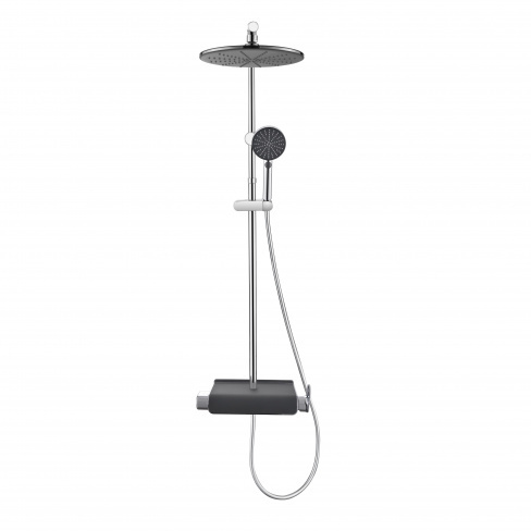 Conjunto de duche com torneira cromado Sensea Easy