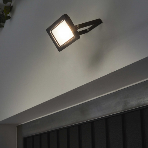 Projetor exterior led Yonkers 4000K 1350lm IP65 cinza Inspire
