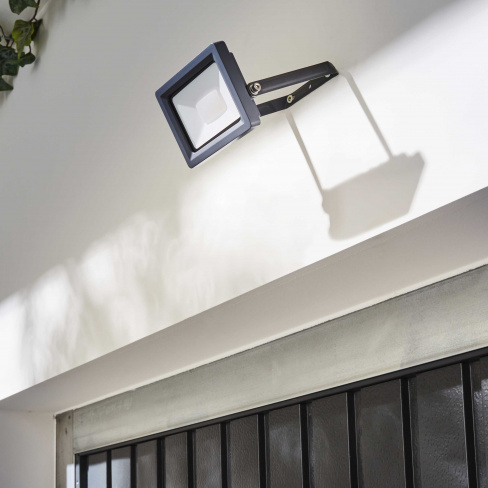 Projetor exterior led Yonkers 4000K 1350lm IP65 cinza Inspire