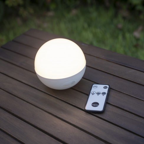 Candeeiro de exterior portátil usb led Caspe Inspire 1300LM IP54 11 cm branco