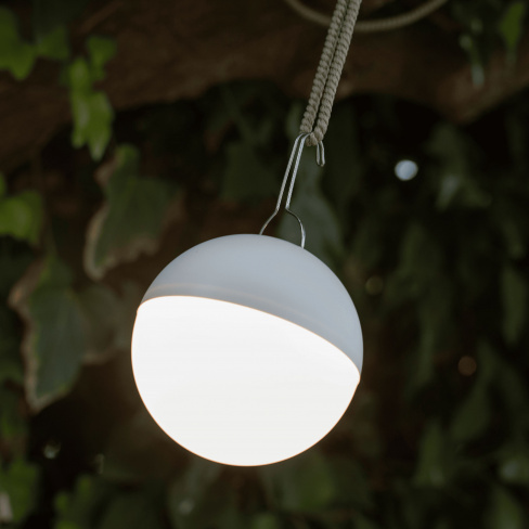 Candeeiro de exterior portátil usb led Caspe Inspire 1300LM IP54 11 cm branco