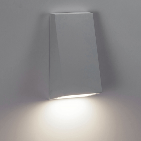 Candeeiro de parede exterior Balboa E27 IP44 24.9cm cinzento Inspire
