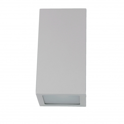 Candeeiro de parede exterior Balboa E27 IP44 24.9cm cinzento Inspire