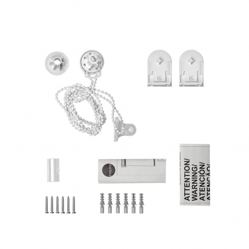 Estore de rolo blackout 75 x 190 cm mambo branco Inspire