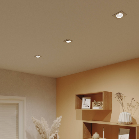 Foco de encastrar INSPIRE CLANE LED QUADRADO GU10 50W