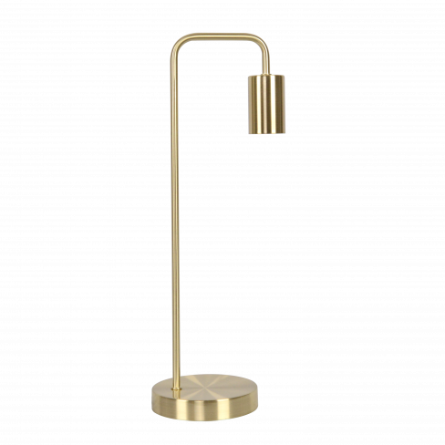 Candeeiro de mesa Lina E27 1 luz 45cm latão Inspire