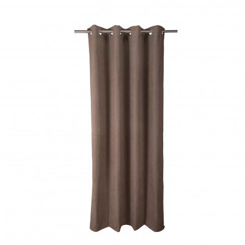 Cortinado ilhós térmico Ragnar 140x280cm castanho Inspire