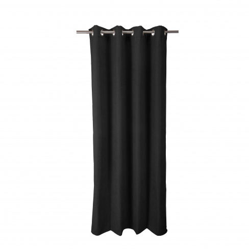 Cortinado ilhós térmico Ragnar 140x280cm preto Inspire