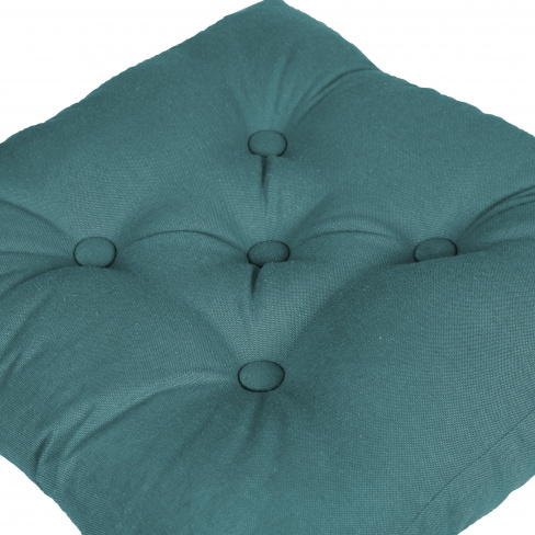 Almofada de cadeira INSPIRE LUCK ALGODÃO 40X40CM AQUA 2