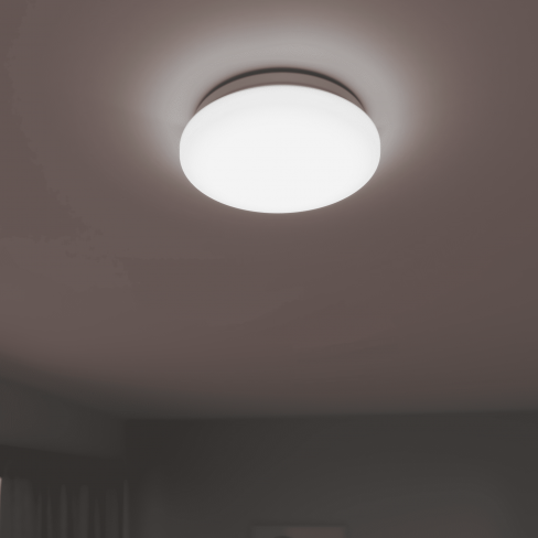 Candeeiro de teto led INSPIRE MOON 1450lm branco