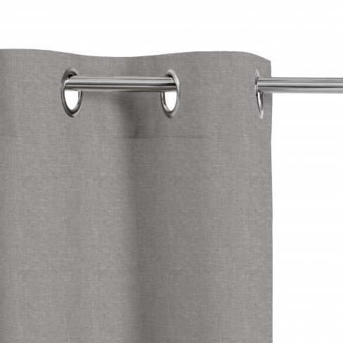 Cortinado ilhós Raspberry 140x280cm cinza 3 Inspire