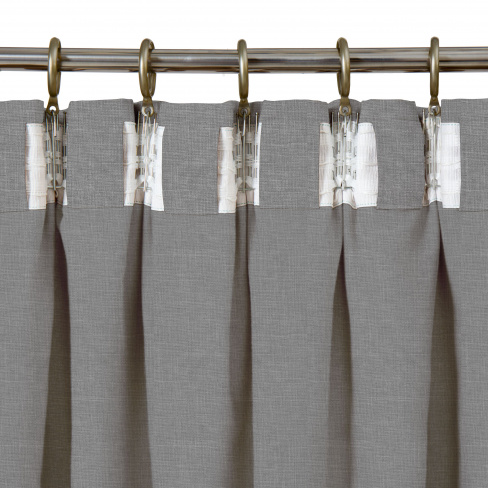 Cortinado Raspberry 200x280cm cinza Inspire