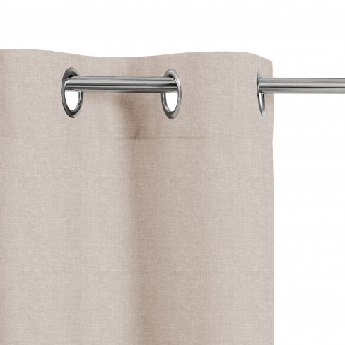 Cortinado ilhós Raspberry 140x280cm bege 6 Inspire
