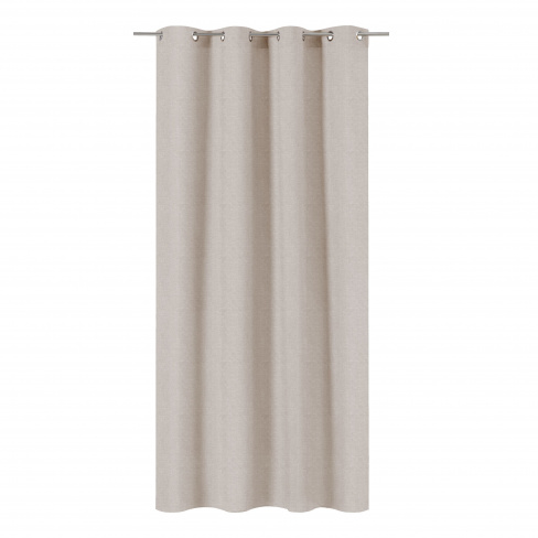 Cortinado ilhós Raspberry 140x280cm bege 6 Inspire