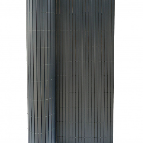 Caniço em PVC 1x3 m 19 mm cinzento escuro Naterial