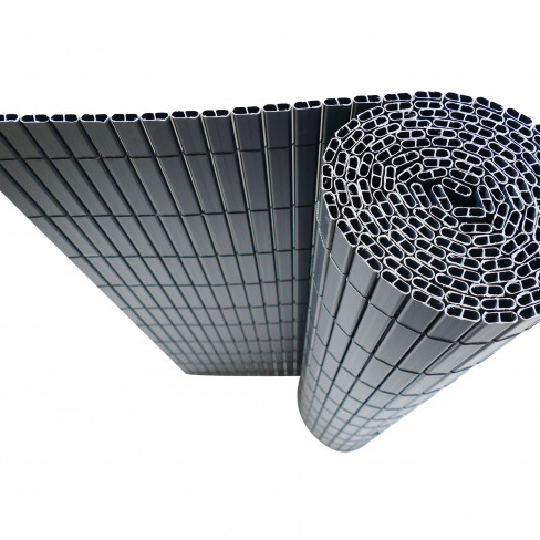 Caniço em PVC 1x3 m 19 mm cinzento escuro Naterial
