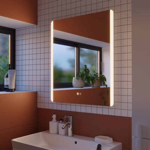 Espelho com iluminação led 60x70 cm Easy Sensea