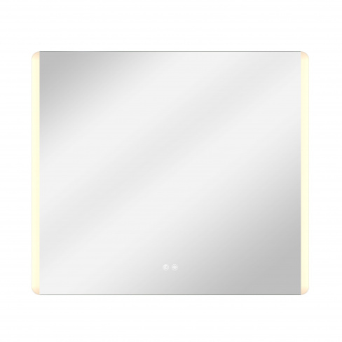 Espelho 80x70 cm iluminação led prateado Sensea Easy