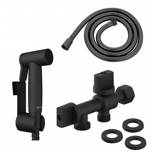 Kit de higiene de banho preto Sensea Essential