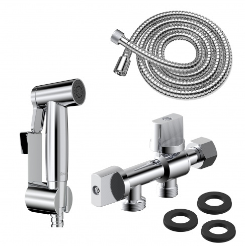Kit de higiene de banho cromado Sensea Essential