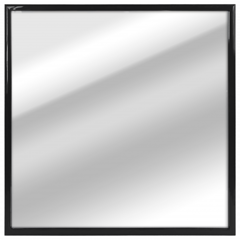 Espelho Lila 30x30cm preto Inspire