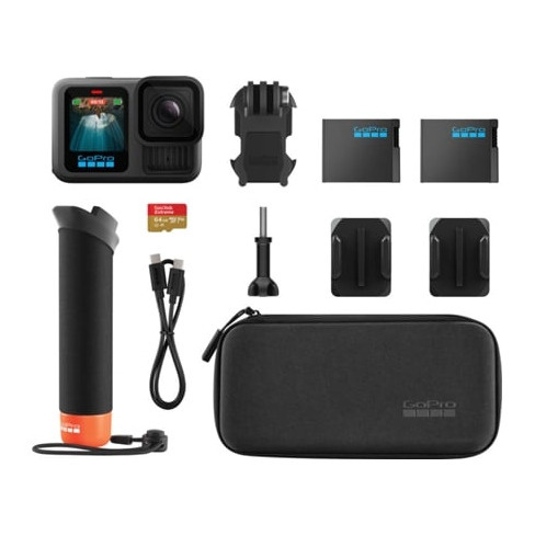 Action Cam GOPRO HERO 13 Hard Bundle (5.3K - 27 MP - Wi-Fi e Bluetooth)